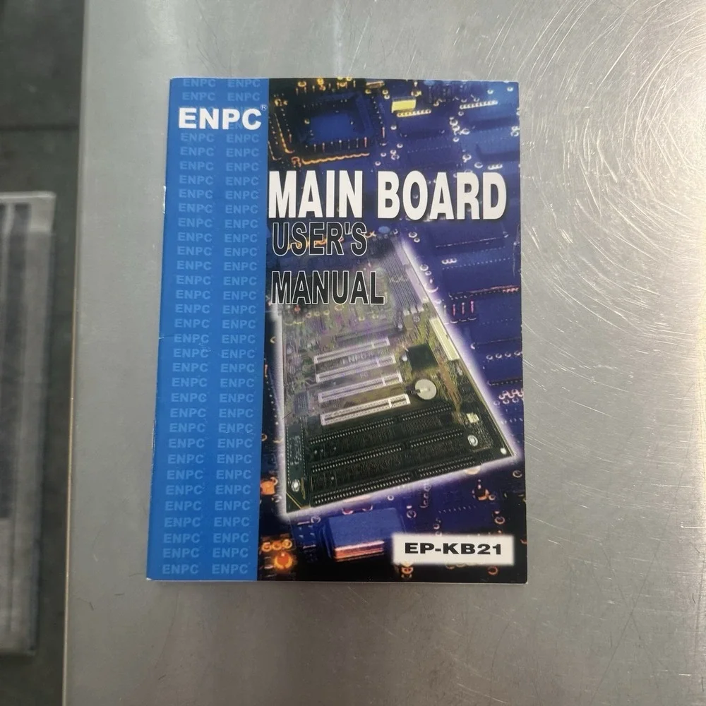 ENPC EP-KB21 Main Board User's Manual Vintage Motherboard Guide